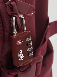 Cabinzero TSA Travel Lock in Sangria Red Color 2