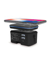 Travelmall Multi-functional Travel Adaptor with 10W Wireless Charger