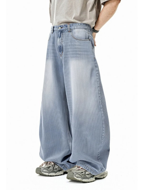 Machete Bamboo-Knit Curved Hem Jeans