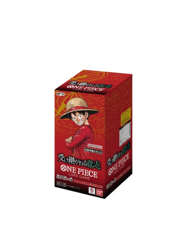One Piece Card Game Japanese Booster Pack Carrying on His Will [OP-13] Booster Box
