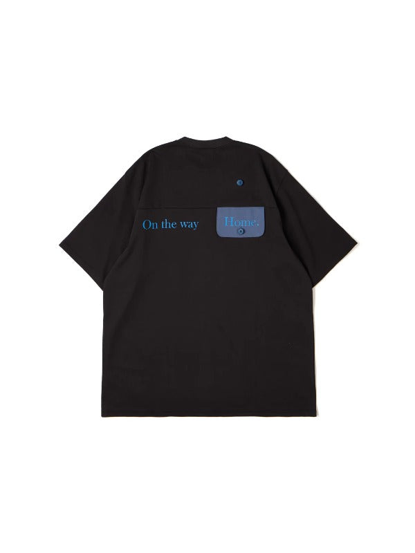 HUTCH ASAP Flip Side Tee “On the way” in Barely Black Color