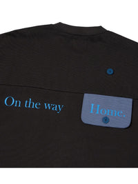 HUTCH ASAP Flip Side Tee “On the way” in Barely Black Color