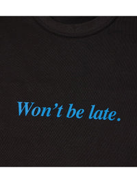 HUTCH ASAP Flip Side Tee “On the way” in Barely Black Color