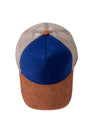 Camel Blue Curved Brim Trucker Cap 3
