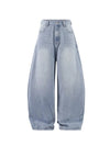 Machete Bamboo-Knit Curved Hem Jeans