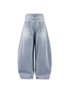 Machete Bamboo-Knit Curved Hem Jeans