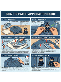 Black Stealth Iron On Patch Warrant Officer Dobhar-chú™ in SPF Gurkha Kukri