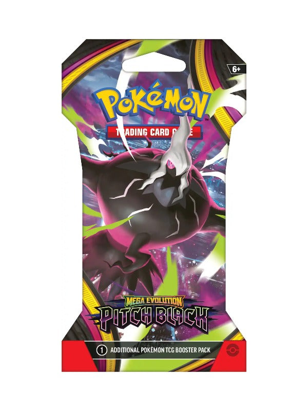 Pokemon TCG Mega Evolution Pitch Black Sleeved Booster