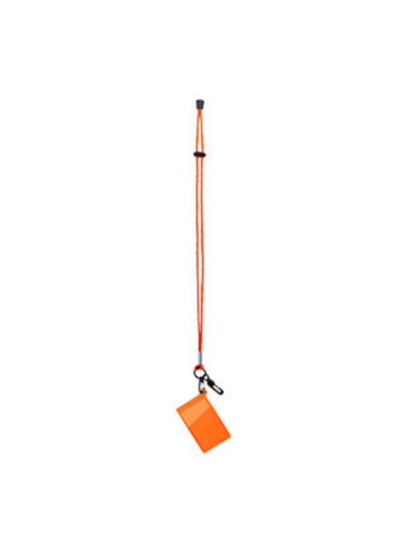 "Look Into The Future" ID Case in Orange Color