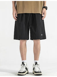 "Since 1927" Embroidery Shorts in Black Color