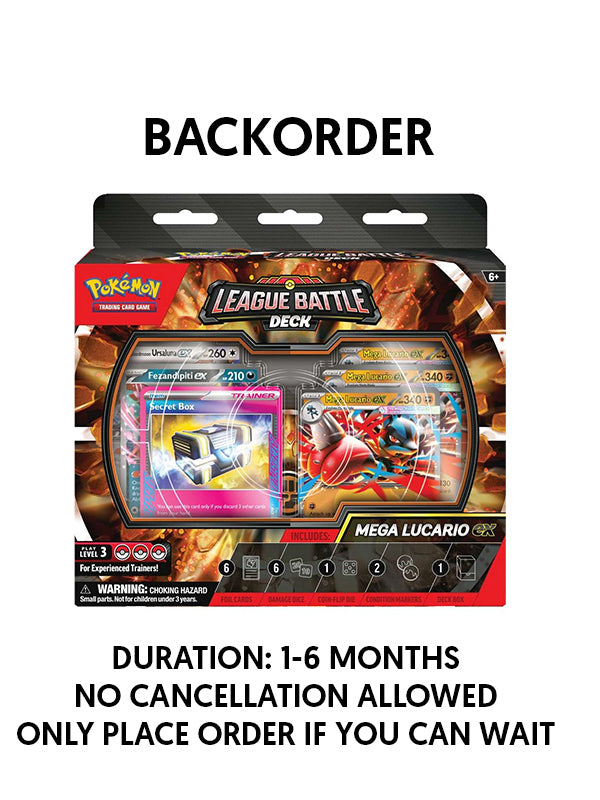Pokemon TCG Mega Lucario ex League Battle Deck [BACKORDER]
