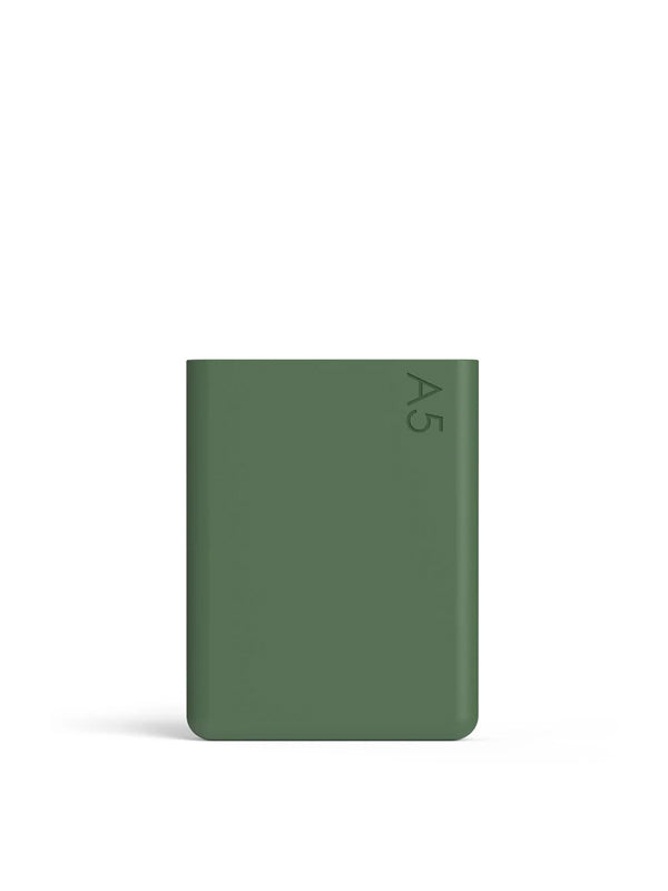  memobottle™ A5 Silicone Sleeve in Moss Green Color 2