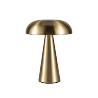 Mushroom Table Lamp – Cordless Rechargeable LED with 3-Level Touch Dimmer
