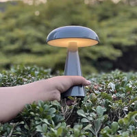 Mushroom Table Lamp – Cordless Rechargeable LED with 3-Level Touch Dimmer