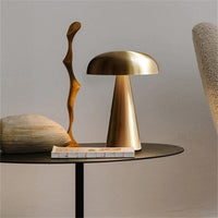 Mushroom Table Lamp – Cordless Rechargeable LED with 3-Level Touch Dimmer