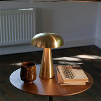 Mushroom Table Lamp – Cordless Rechargeable LED with 3-Level Touch Dimmer