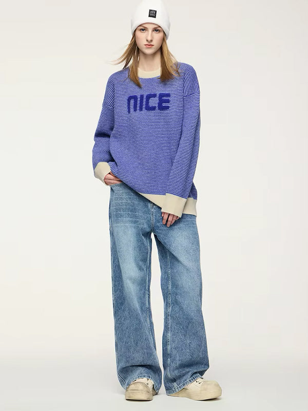 "nice" Sweater in Blue Color 3