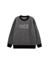 "nice" Sweater in Grey Color