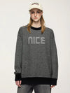 "nice" Sweater in Grey Color 4