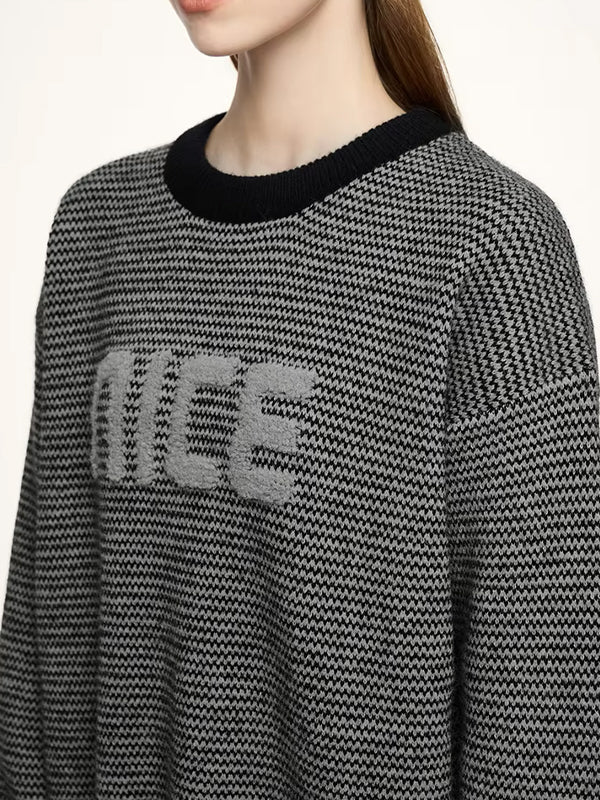 "nice" Sweater in Grey Color 7