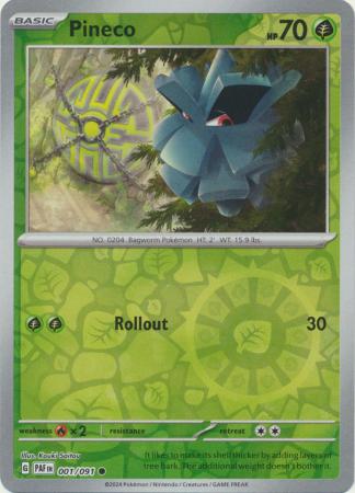 [Collector Troves] Pokemon Scarlet & Violet Paldean Fates Pineco Card