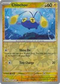[Collector Troves] Pokemon Scarlet & Violet Paldean Fates Chinchou Card