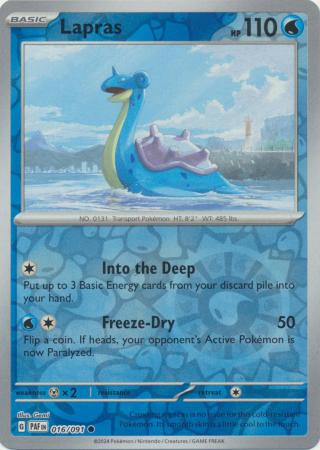 [Collector Troves] Pokemon Scarlet & Violet Paldean Fates Lapras Card