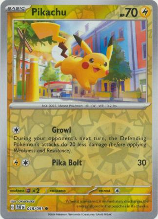 [Collector Troves] Pokemon Scarlet & Violet Paldean Fates Pikachu Card