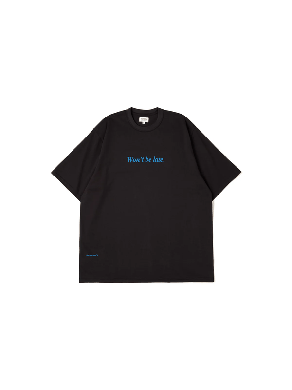 HUTCH ASAP Flip Side Tee “On the way” in Barely Black Color