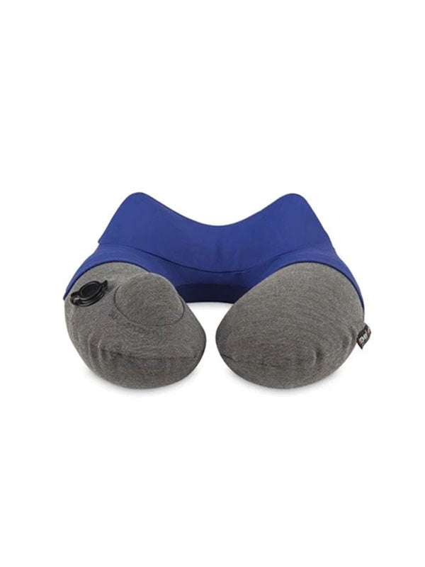 Travelmall Inflatable Neck Pillow With Patented 3D Pump in Blue Color