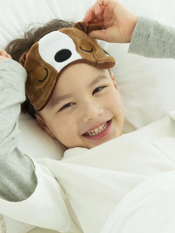 Travelmall Kids Light-Block Sleep Mask Bull Dog Edition