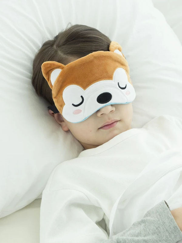 Travelmall Kids Light-Block Sleep Mask Shiba Inu Edition