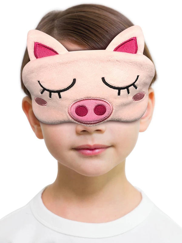 Travelmall Kids Light-Block Sleep Mask Piglet Edition