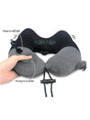 Travelmall 3D Inflatable Massage Neck Pillow With Patented Pump 3D