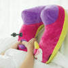 Travelmall Kid's Inflatable Neck Pillow With Patented 3D Pump, Unicorn Edition