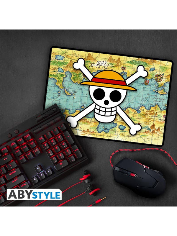 ABYstyle One Piece Gaming Mousepad Skull With Map 2
