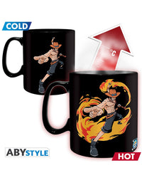 ABYstyle One Piece Heat Change Mug Luffy & Ace King Size 3