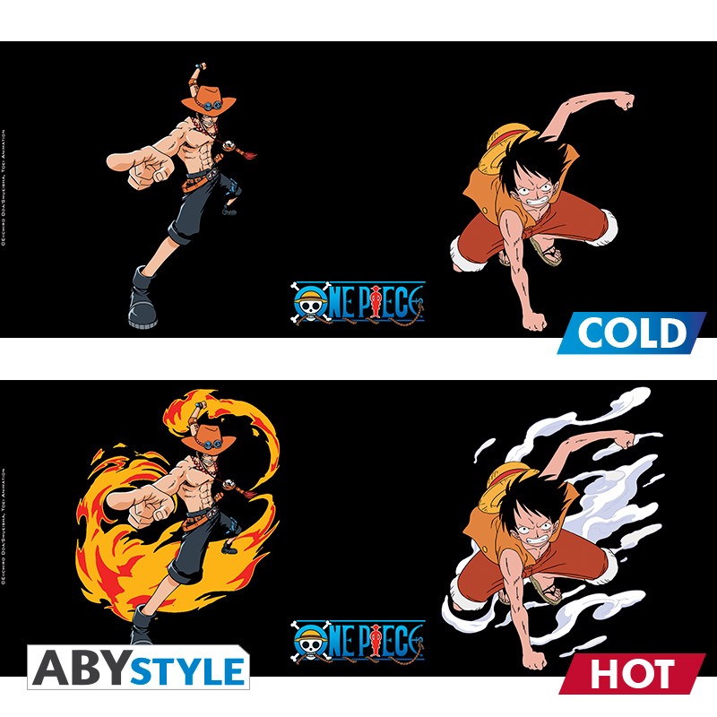 ABYstyle One Piece Heat Change Mug Luffy & Ace King Size 4