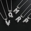 Alphabet Crown Bling Necklace 8