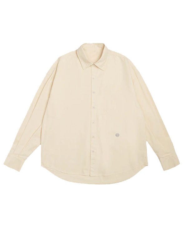 Apricot Embroidered Mountain Long Sleeve Shirt