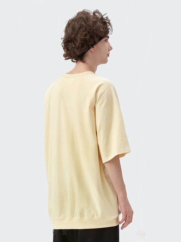 Apricot Thick Oversized Drop Shoulder T-Shirt 3
