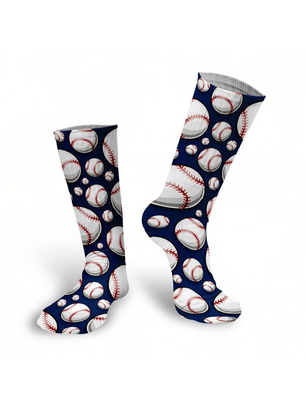 Baseball Pattern Socks 2