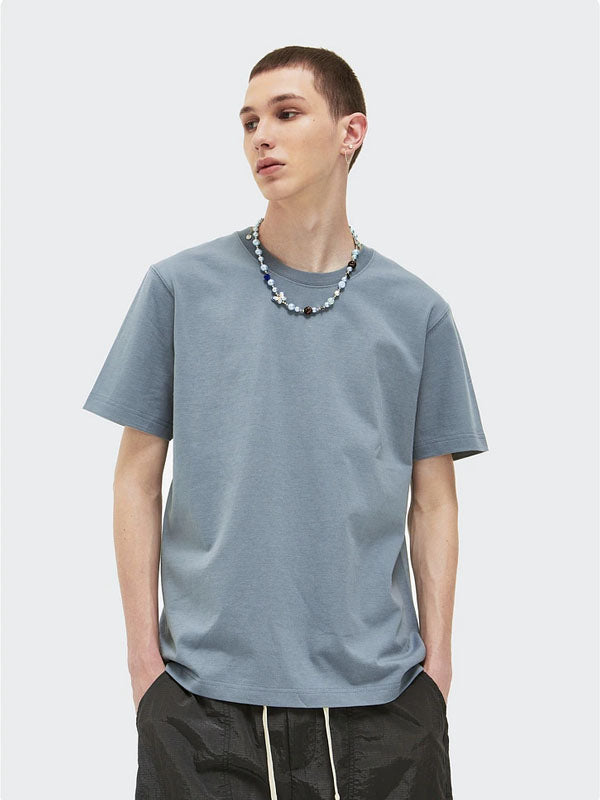 Basic Grey-Blue T-Shirt