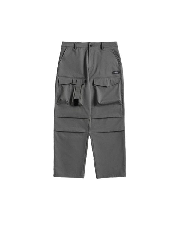 "Be You, Do You, For You" Utility Pants in Grey Color