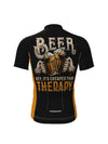 Beer Is Cheaper Than Therapy Short Sleeve Cycling Jersey 2