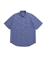 Blue "Smile Is My Label" Short Sleeve Shirt