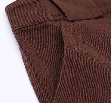 Brown Loose Straight Cargo Pants 8