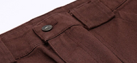 Brown Loose Straight Cargo Pants 9