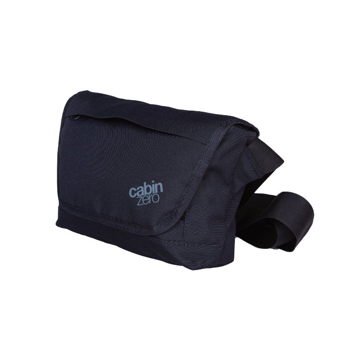 Cabinzero Flapjack Shoulder Bag 4L in Absolute Black Color