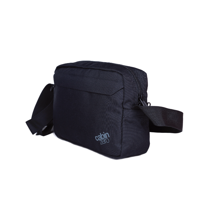 Cabinzero Flipside Shoulder Bag 3L in Absolute Black Color